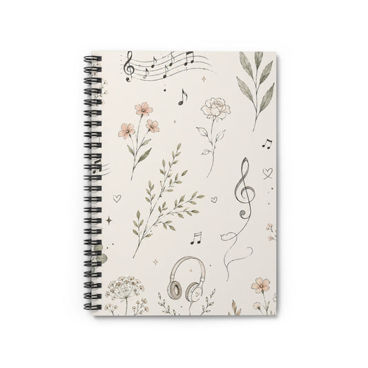 Music & Wildflowers Journal