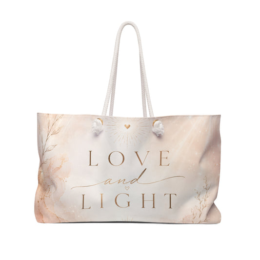 Love and Light Weekender Bag