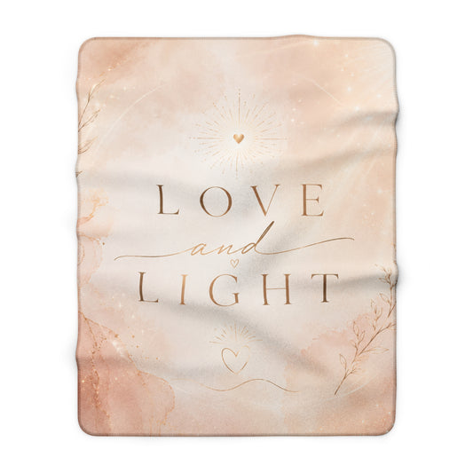 Love and Light Sherpa Blanket