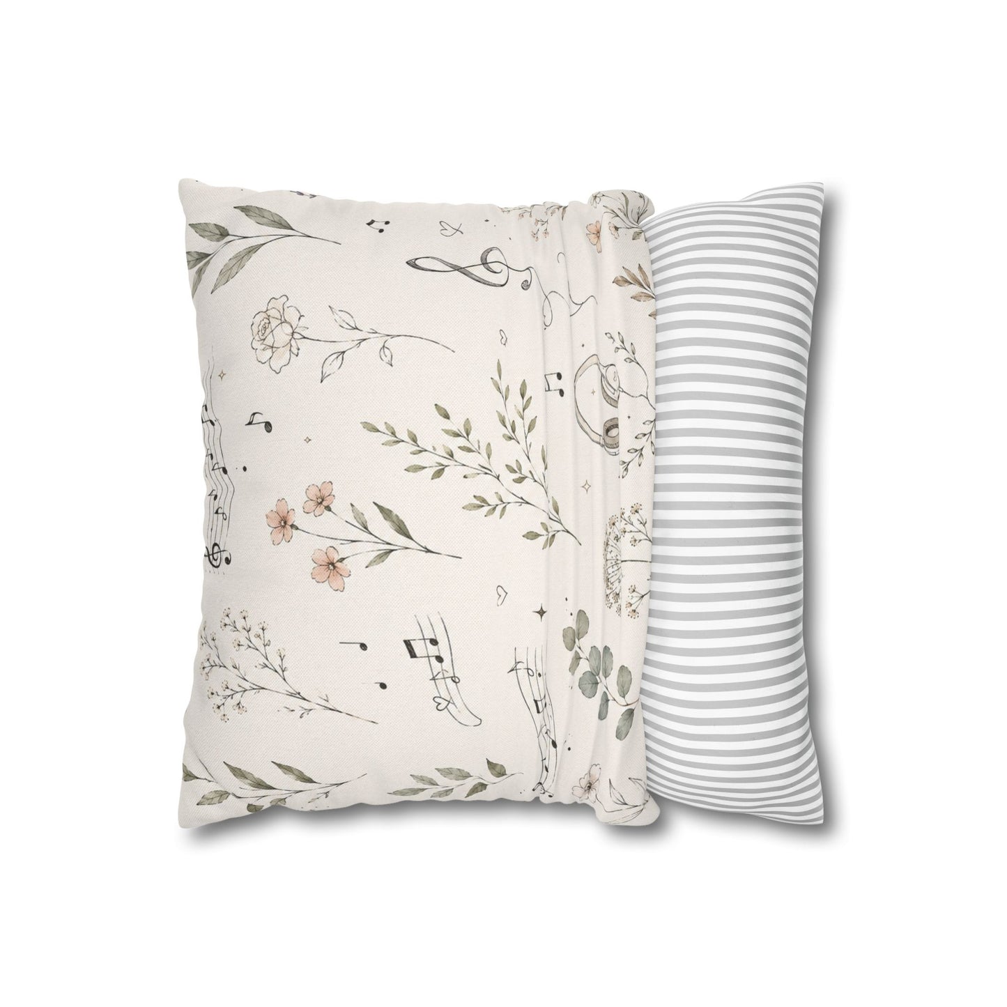 Music & Wildflowers Pillow