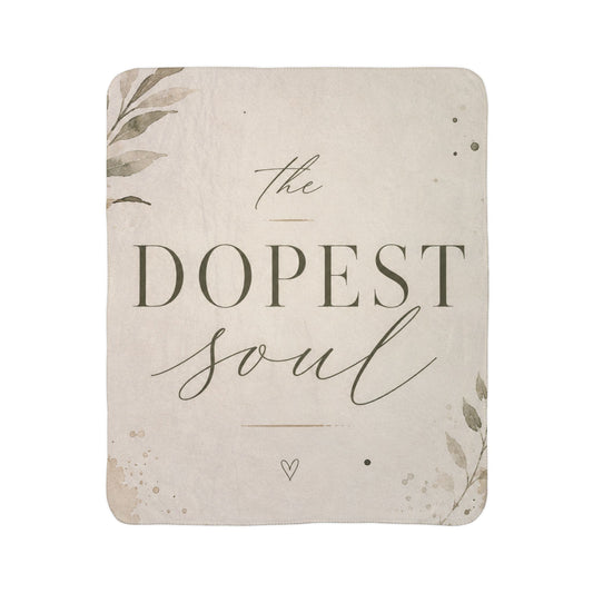 The Dopest Soul Fleece Sherpa Blanket