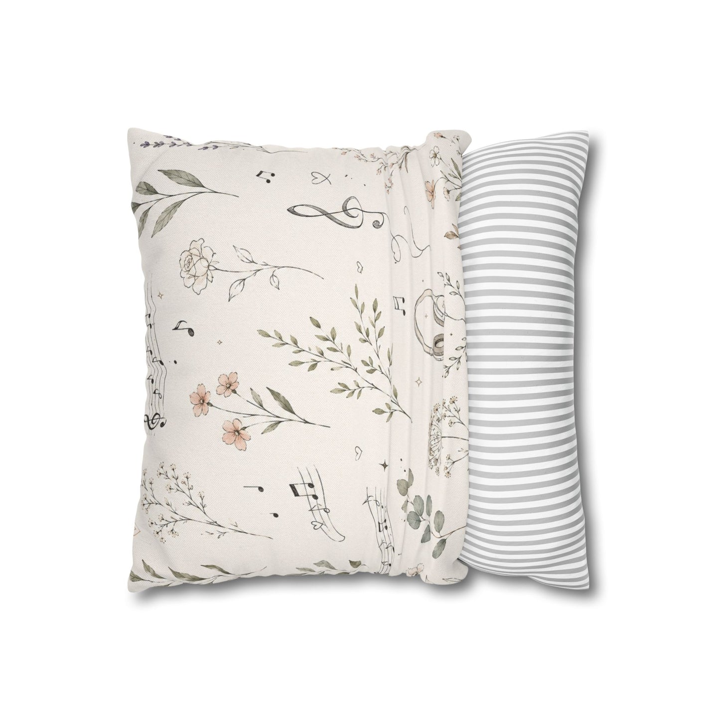 Music & Wildflowers Pillow